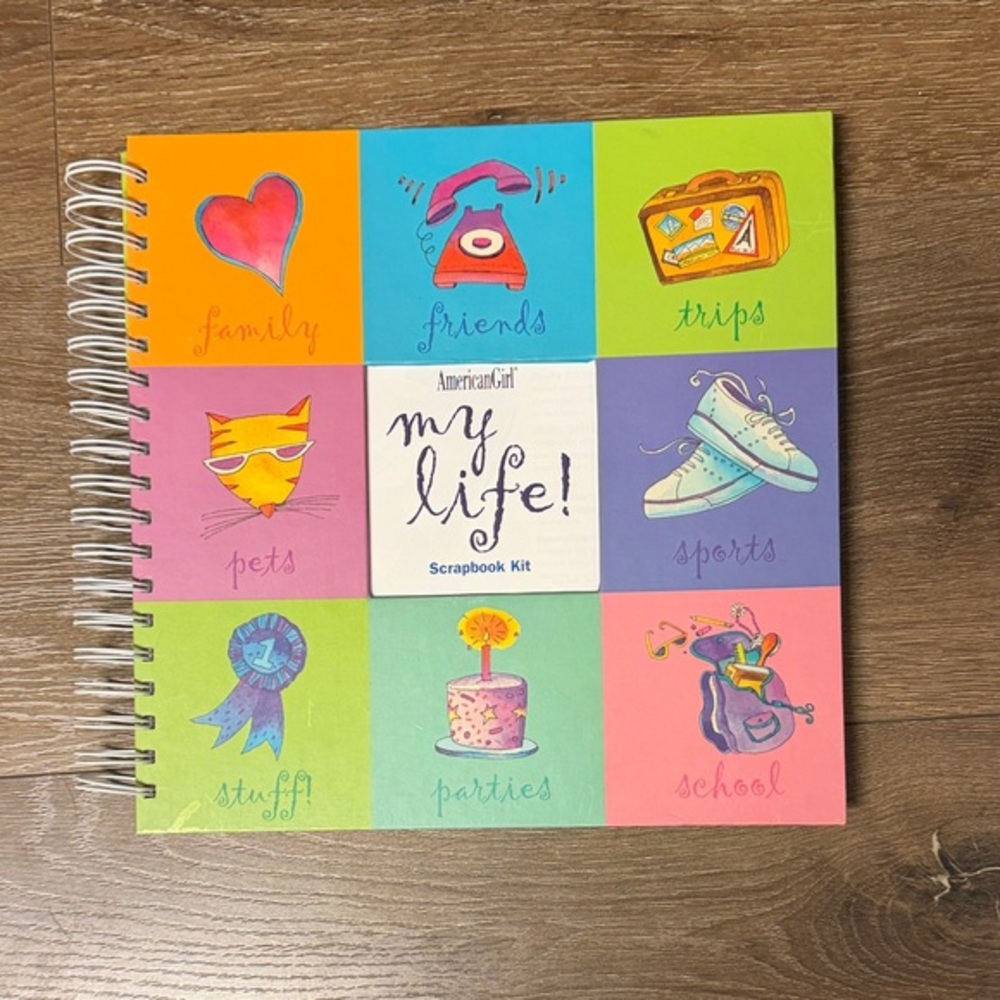 NWOT American Girl - My Life Scrapbook Kit girls kids 2000s nostalgia